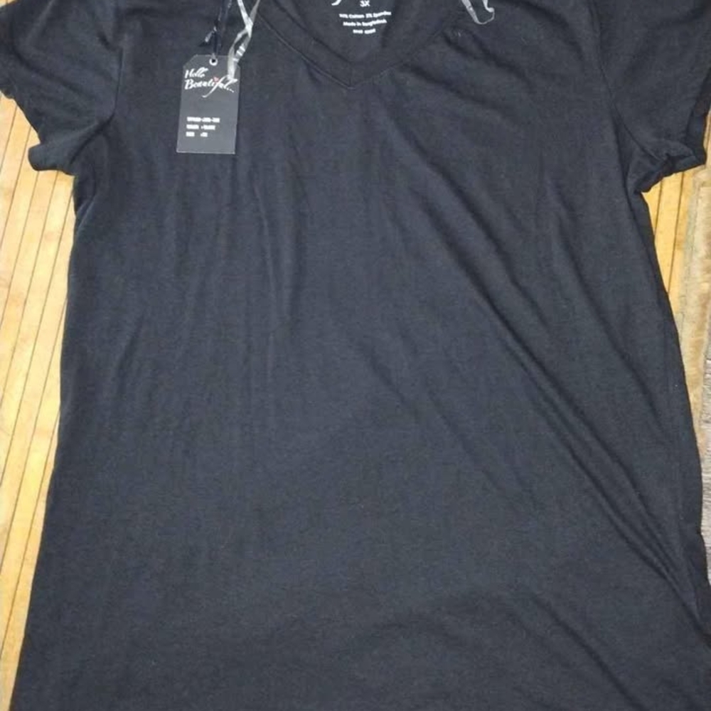 Splash Black Short Sleeve Tee